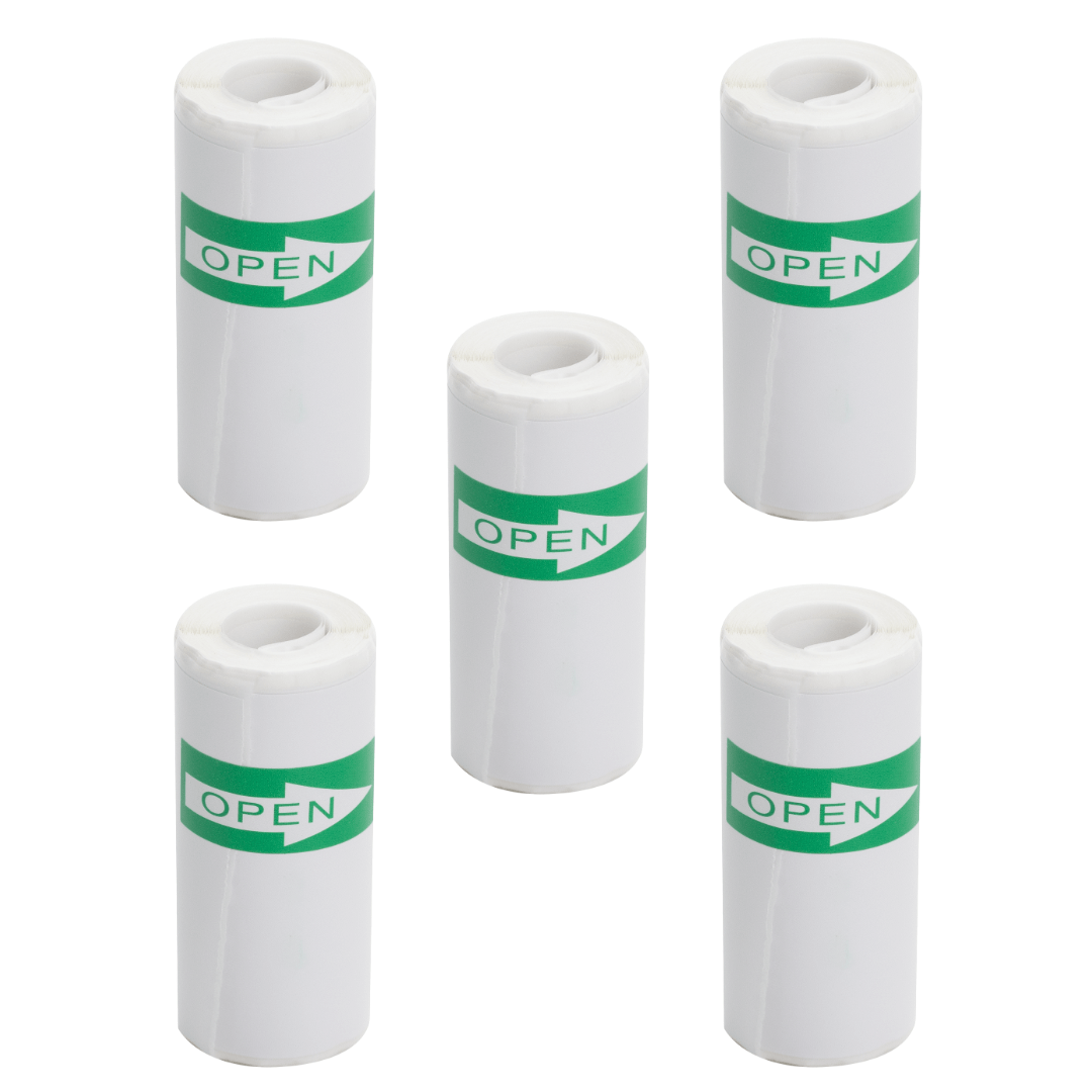 Set 5 role de hartie termica 57 x 26 mm, 6 m lungime - ealmeu.ro